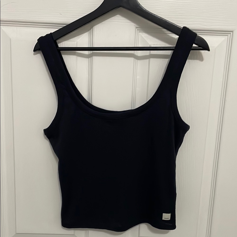 Vuori women’s sunrise ribbed cropped tank
